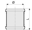 Муфта ремонтная D=75 (Sinikon) (уп.20шт) Арт. 526005CR