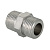 Ниппель из нержавеющей стали 1/2"х1/2" VTi.582.I